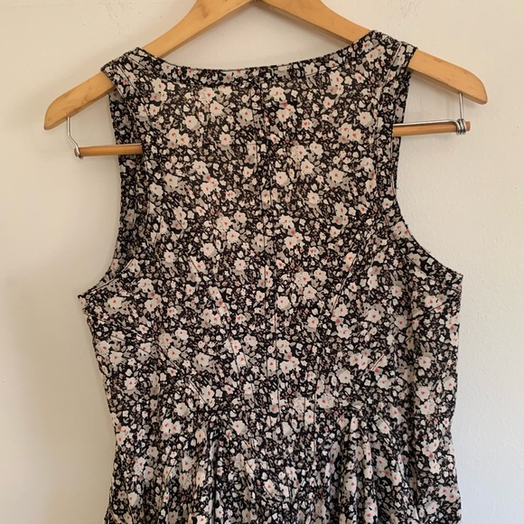 All Saints RARE Y2K Spitalfields Ditzy Ezra Floral Parachute Skirt Dress Size 10 - Picture 9 of 11